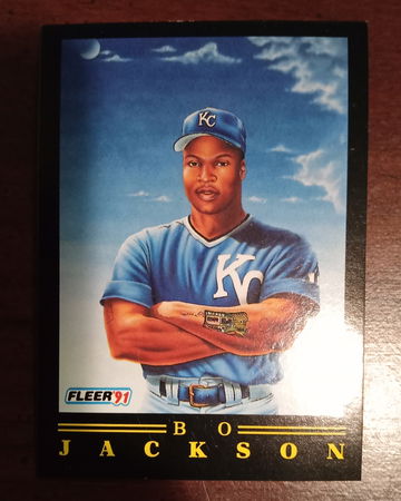 Bo Jackson 91 Fleer Bionic Bo 5 of 12