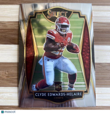 🔥2020 Select Clyde Edwards-Helaire Premier Level Rookie #154 Chiefs S118