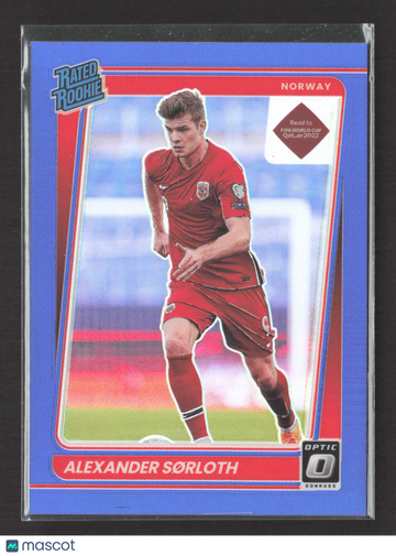 2021 Panini Donruss Optic Soccer Alexander Sørloth #193 Blue 47/99