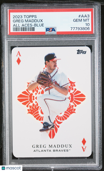 2023 Topps All Aces Greg Maddux #AA3 Blue PSA 10