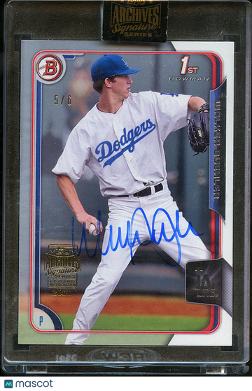 2021 Topps Archives Signature Series Walker Buehler #46 /6 1st Bowman
