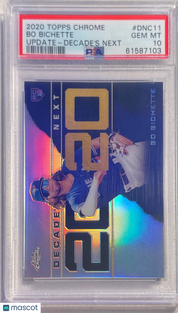 2020 Topps Chrome Update Decade's Next Bo Bichette #DNC11 PSA 10