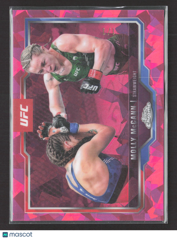 2024 Topps Chrome UFC Molly McCann #29 Pink Geometric