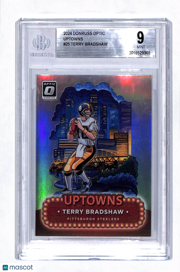2024 Donruss Optic Uptowns Terry Bradshaw #25 BGS 9