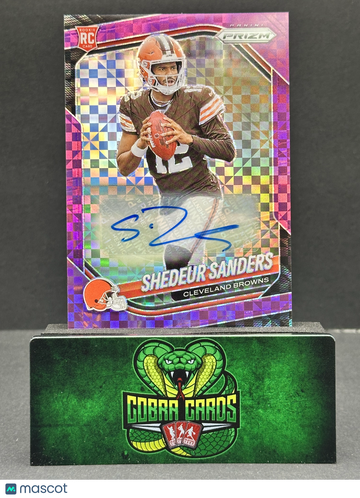 2025 Panini Prizm Shedeur Sanders #302 Purple Power /49 RC