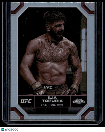 2024 Topps Chrome UFC Ilia Topuria #77