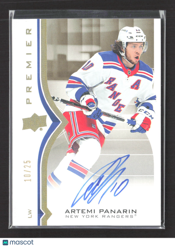 2021 Upper Deck Premier Artemi Panarin #22 /25