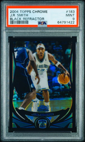 2004 Topps Chrome JR Smith 183 Black Refractor PSA 9