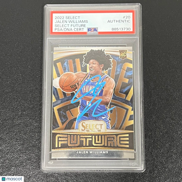 2022 Panini Select Select Future Jalen Williams #20 PSA A Auto A