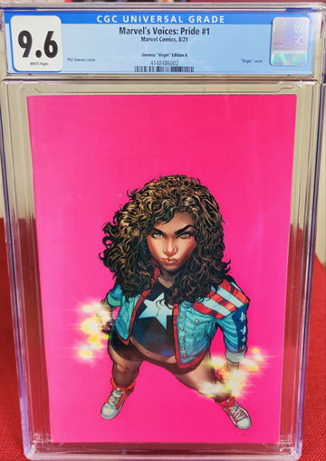 Marvel's Voices: Pride #1 - CGC 9.6 - 1:50 - Phil Jimenez Virgin Edition A
