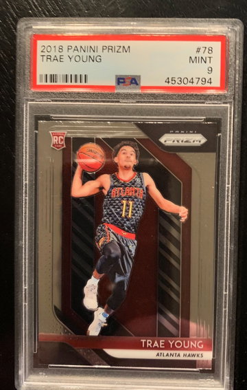 2018 Prizm Trae Young PSA 9