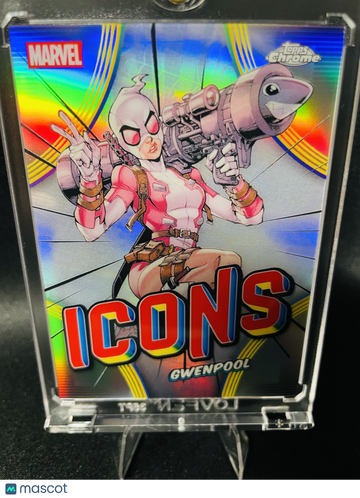 2026 Topps Chrome Marvel Icons Gwenpool Insert #MI-08