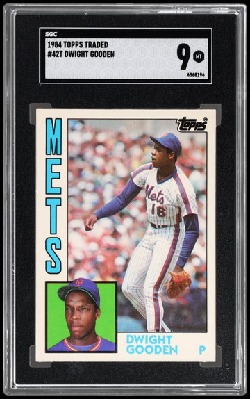 1984 Topps Traded Dwight Gooden SGC 9 RC