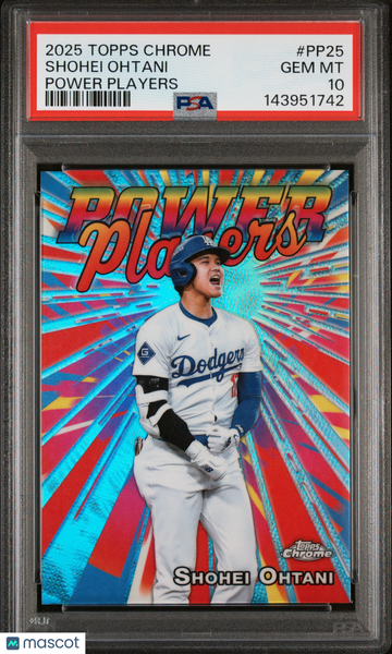 2025 Topps Chrome Power Players Shohei Ohtani #PP25 PSA 10