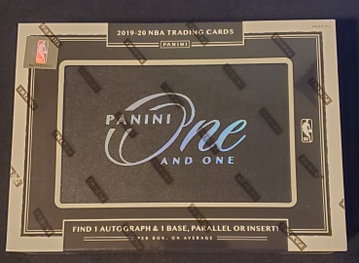 2019-2020 PANINI ONE AND ONE BASKETBALL HOBBY BOX