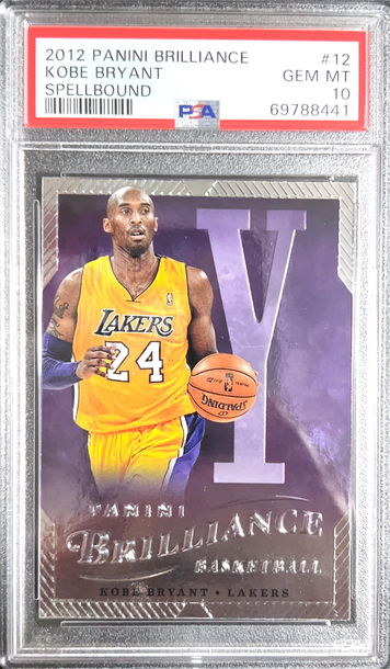 2012-13 Panini Brilliance Kobe Bryant Spellbound PSA 10