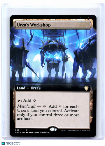 2022 Magic: The Gathering—Urza's Workshop (Extended Art) #051 The Brothers' War Commander—Rare Nonfoil