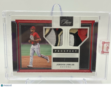 2022 Panini Three and Two Baseball Jordan Lawlar #PDJ-JL /2 Patch
