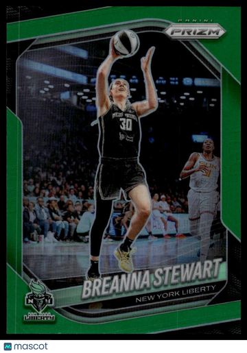 2025 Panini Prizm WNBA Breanna Stewart #26 Green Prizms