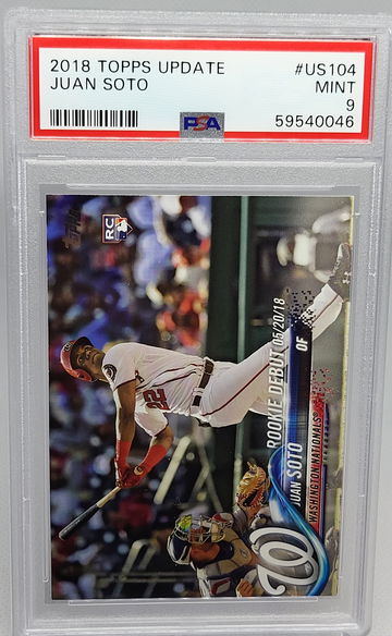 2018 Topps Update #US 104 Juan Soto RC PSA 9