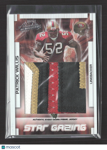 2007 Playoff Absolute Memorabilia Star Gazing Patrick Willis #SG-16 Authentic Event-Worn Prime Jersey