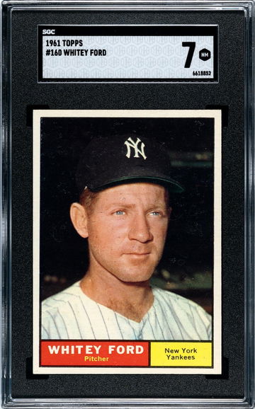 1961 Topps Whitey Ford SGC 7