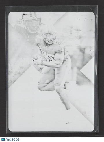 2017 Panini Plates & Patches Elite Football Delanie Walker #13 Black Printing /1 Printing Plate