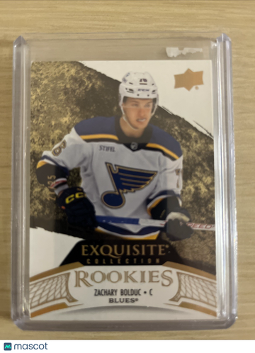 2024 Exquisite Collection Gold Spectrum Zachary Bolduc #R-ZB Gold Spectrum Rookie