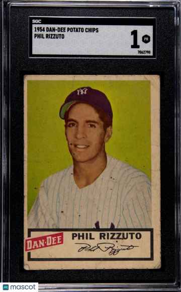 1954 Dan-Dee Potato Chips Phil Rizzuto SGC 1