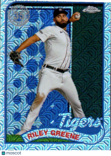 2024 Topps Update Riley Greene #T89CU-12 1989 Topps Baseball 35th Anniversary Chrome