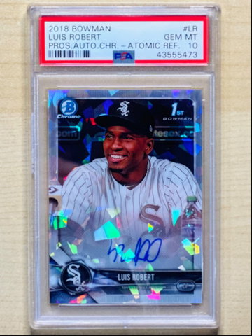 Luis Robert 2018 Bowman Chrome Auto 