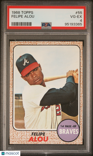 1968 Topps Felipe Alou #55 PSA 4
