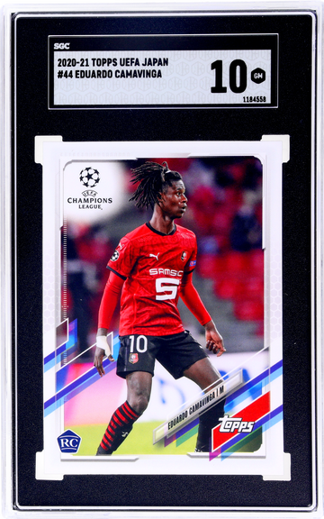 2020 Topps UEFA Japan Eduardo Camavinga #44 RC SGC 10