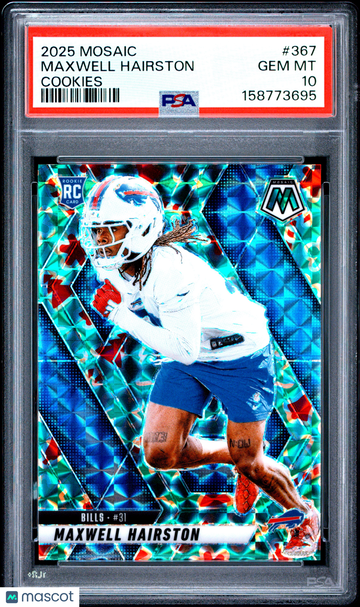 2025 Mosaic Maxwell Hairston Rookie Cookies PSA 10