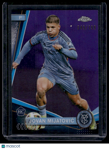 2024 Topps Chrome Jovan Mijatovic #137 /199 RC