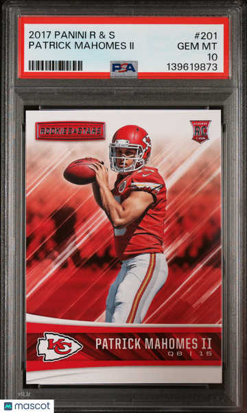 2017 Panini Rookies & Stars Patrick Mahomes II #201 PSA 10