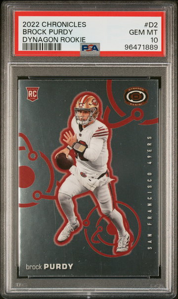 2022 Panini Chronicles Dynagon Rookie Brock Purdy #2 PSA 10