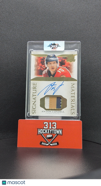 2021-22 Upper Deck The Cup Signature Materials Anton Lundell #SM-AL /99
