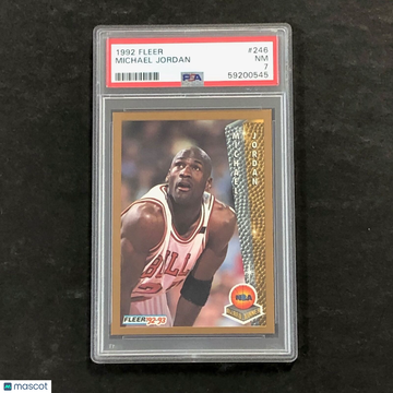 1992 Fleer Michael Jordan #246 PSA 7