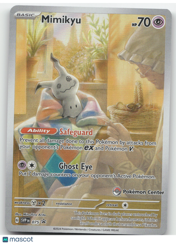 2024 Scarlet & Violet Mimikyu Black Star Promo #075