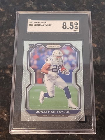 2020 Panini Prizm Jonathan Taylor SGC 8.5
