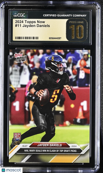 2024 Topps Now Jayden Daniels #11 CGC 10