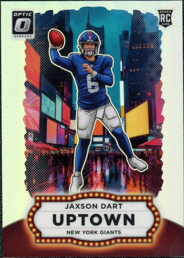 2025 Donruss Optic Jaxson Dart Uptown
