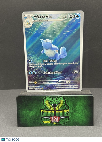 2023 Scarlet & Violet 151 Wartortle Holo Secret Rare #171/165