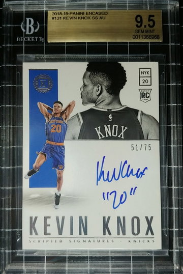 2018-19 Encased Kevin Knox Auto