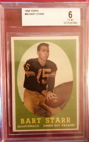 1958 Topps #66 Bart Starr BVG 6 Ex Mint  HOF
