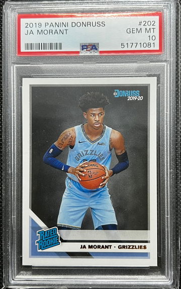 Ja Morant | 2019 Donruss Rated Rookie #202 | RC