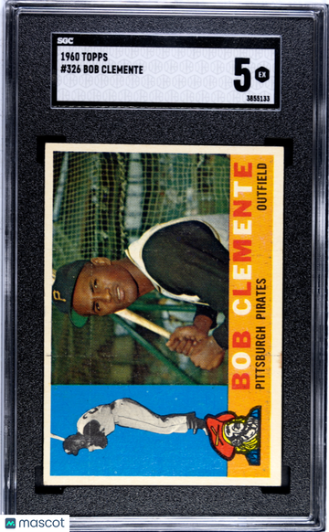 1960 Topps Bob Clemente #326 SGC 5