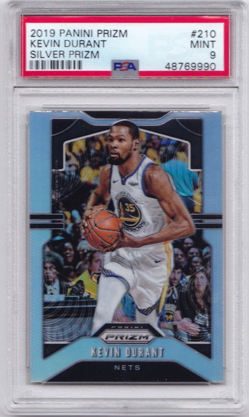 Kevin Durant 2019 Prizm Silver PSA 9 