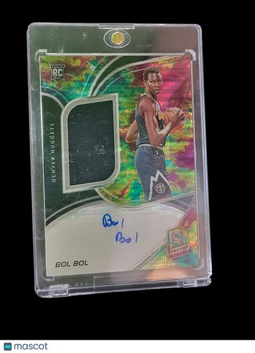 2020 Panini Spectra Prizm Bol Bol #215 Celestial /99 Patch RC Memorabilia